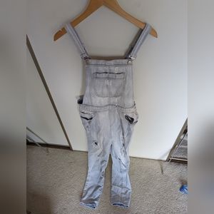 Forever 21 Light Wash Overalls
